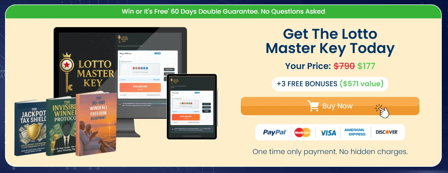 lotto master key price